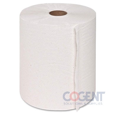 Hardwound Towel 7.9"x800' White Universal 6rl/cs GJO22700