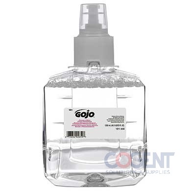 Foam Soap LTX Clr & Mild 1200ml Refill 2/cs 1911-02        GOJO