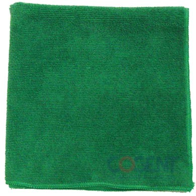 Microfiber Cloth 16x16 Green 1dz/pk 17pks/cs   GST