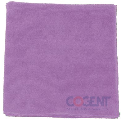 Microfiber Cloth 16X16 Purple 1dz/pk 17pk/cs  GST