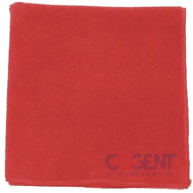 Microfiber Cloth 16x16 Red 1dz/pk 17pk/cs     GST