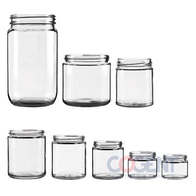 Glass Jar 4oz 58/400 SS Flint 24/cs 20-040F 1/ea