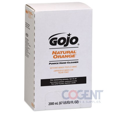 Gojo Orange w/pumice 4/2000ml/cs             7255-04