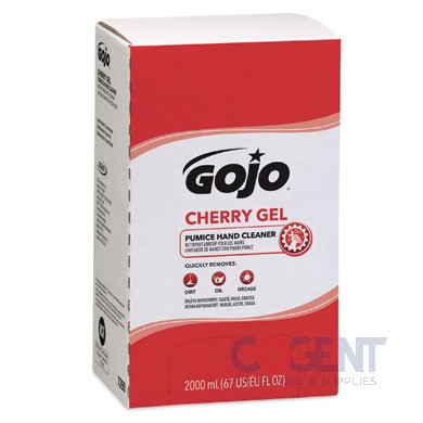 Gel Hand Cleaner 2000ml Cherry TDX Refill 4/cs 7290-04