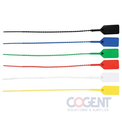 Easy Pull-Tight Seals Red PP Unnumbered 100/pk 10pk/cs   HCL