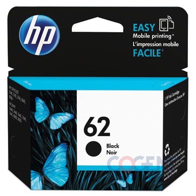 Ink Cartridge HP62 Black HEWC2P04AN