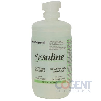 Eyewash Replacement Bottle 16oz Eyesaline Refill 32000454