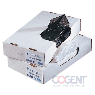 Can Liner 24x32 .35mil Black 12-16gal 1m/cs D4832RK      HER