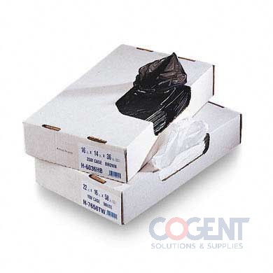 Can Liner 40x46 1mil Clear LLD 40-45gal 250/cs U8046HC     HER