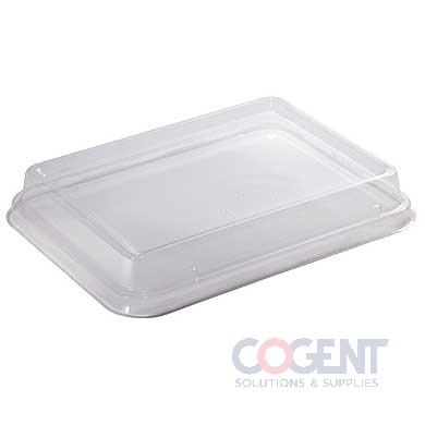 Lid PLA 11X8.5X1.5 Clear for Catering Box 200/cs Hoff#760131