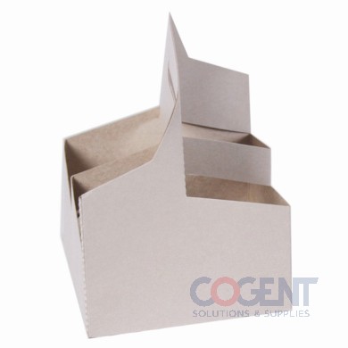 4 Cell Drink Carrier Chipboard w/Handle Kraft 200/cs 14701822