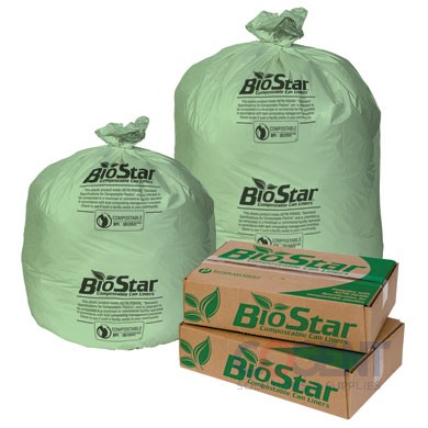 30X47 1Mil Compostable Liners 150/cs INT