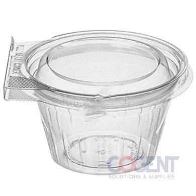 Snack Cup/Lid 8oz Round Clear Tamper Resistant 272/cs TS8CCR