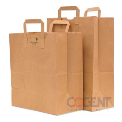 Bag Grocery 1/7 BBL Hdl Dwn 70# 40% PCC 12x7x14 300/bl IP5760