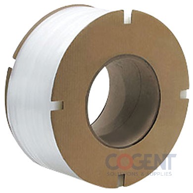 Polyprop Strap 1/2"x9900' .022 325# 8x8 Wht Mach 1/cs 24/plt