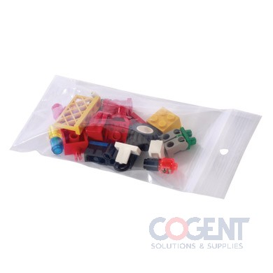 Poly Bag Zip Top 7x10 2mil 1m/cs          3628A