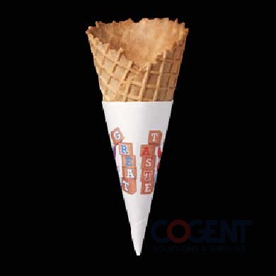 Jacketed Waffle Classic  #6216 Regular Cone  216/cs 42/plt
