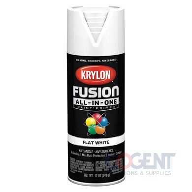 Flat White Spray Paint , 12 oz. GRG