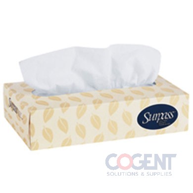Facial Tissue 2-ply 8.25x8.1 White 30/100/cs  21340