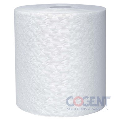 Kleenex Hard Roll Towel White 8" 1ply 600'/rl  6/cs  50606