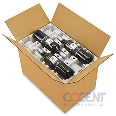 BOX 6PK XL Laydown (XL WP Pulp) 20-1/16x12-1/2x9-5/16 200C25/**