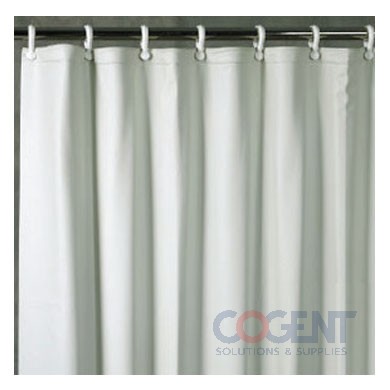 Shower Curtain Heavy Wt. Vinyl 72x72 10ga. White