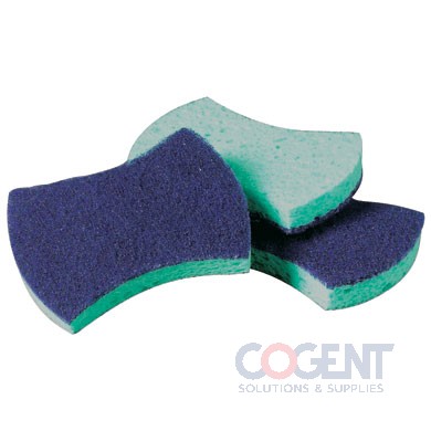 Power Sponge #3000 Blue/Teal 2.8x4.5, 0.6"Thick 20/cs  LAGA