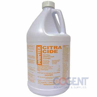 Lemon Disinfectant Cleaner GL Citra-Cide 4x1gl/cs 145404