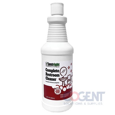 Complete Restroom Cleaner QT Just Right 12x1qt/cs 184732