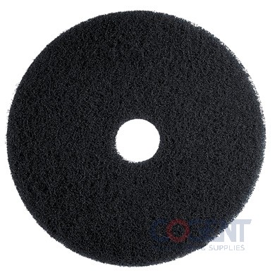 Black Stripping Pad 19" 5pad/cs             Net