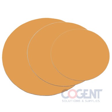 10" Gold Round Cake Board 3/32" Thickness 100/cs D9L27093    NC
