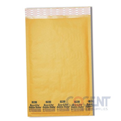 #6 Kraft Bubble Mailer 12.5x19 Gold 50/cs