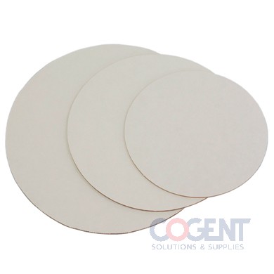 Cake Bottom Circle 8" White GPQ 7-15/16" 37# 10pk/cs 1m/pk