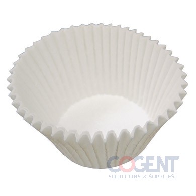 Baking Cup White 3.5" Mini Cupcake 1.5"Btm 1"Wall 10m/cs