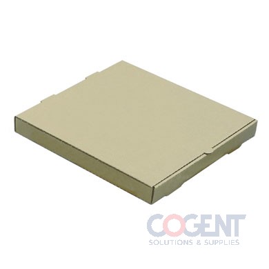 Pizza Box Kraft Plain B-Flute 16x16x1.62 50/cs WPPB16KP