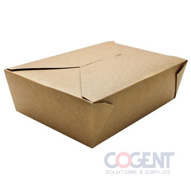 Takeout Box #3 7.75x5.5x2.5 Kraft Folded Nova 200/cs