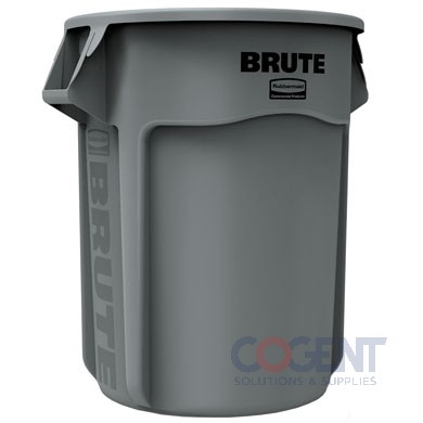 Brute Container 55 GAL Gray Round     FG265500GRAY
