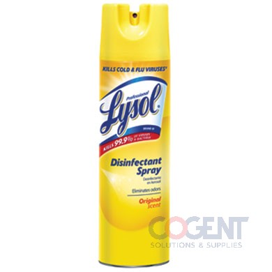 Lysol Disinfectant Spray Crisp Linen Scent 12/19oz/cs 74828