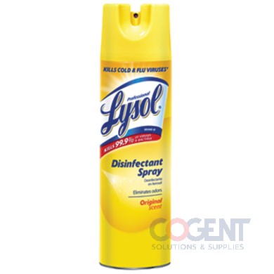 Lysol Disinfectant Spray Crisp Linen Scent 12/19oz/cs 74828