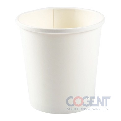 Food Cont 16oz Wht Paper 20/25/cs PFC16W              RP