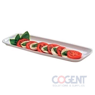 Platter 6.5x17.5 Wht PS Mozaik Rect 25/cs 2318    SAB