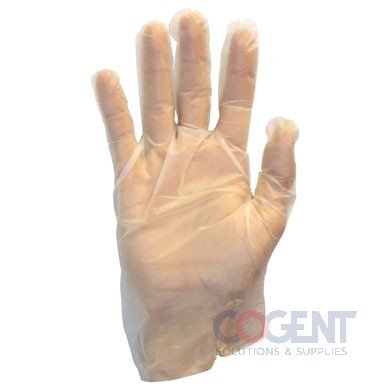 Glove Poly Large Clear Micro-Stretch 10/100/cs GDSH-LG