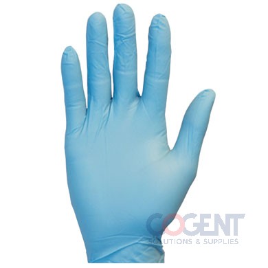 Gloves Large 3.5mil Nitrile PF 10/100/cs SAF