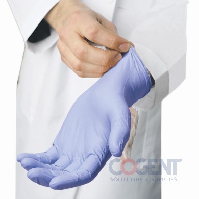 Gloves Indigo Blue Large Nitrile 10/100/cs SAF