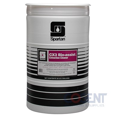 CX3 Carpet Cleaner BioAssist 30 Gallon Drum    311030  SPART