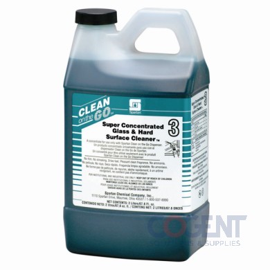 Glass Cleaner Clean On The Go 4/2ltr/cs 473002 SPART