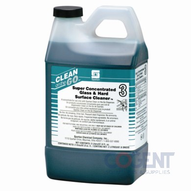 Glass Cleaner Clean On The Go 4/2ltr/cs 473002 SPART