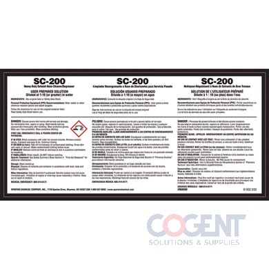 SC-200  Secondary Label 968000