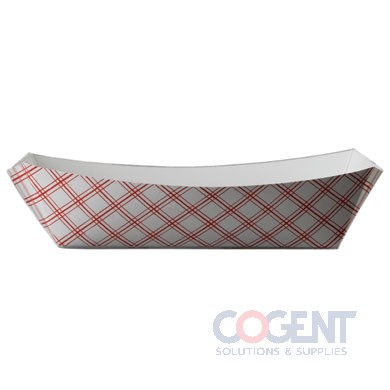 Food Tray #1000 Red Plaid 250/cs          8700        PC