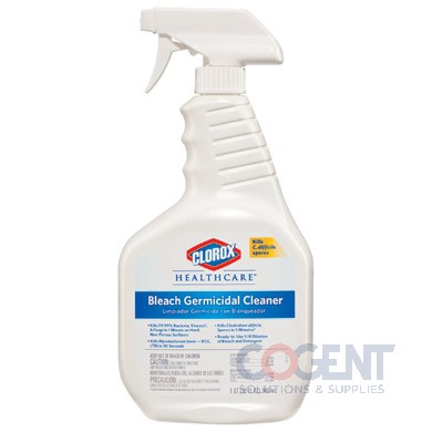 Clorox Healthcare Bleach Cleanr Germicial 32oz Sprayer 6/cs